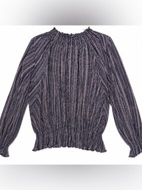 🆕 Blush J • Smocked Hem • Long Sleeve Top • 3X